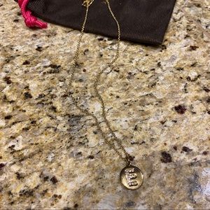 Kate spade initial necklace - yellow gold